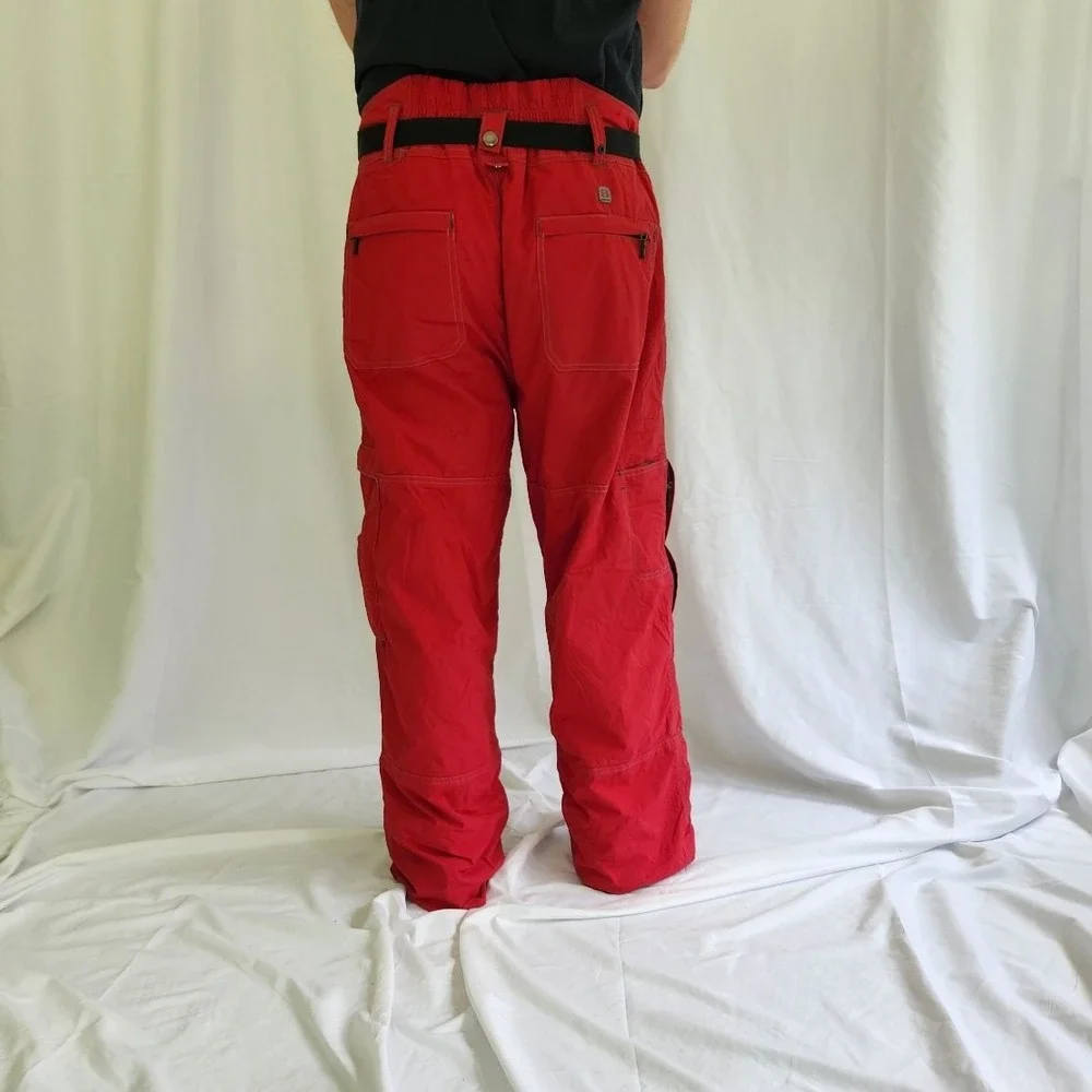 Y2K Deadstock Red Fleece‎ Lined Baggy Pants